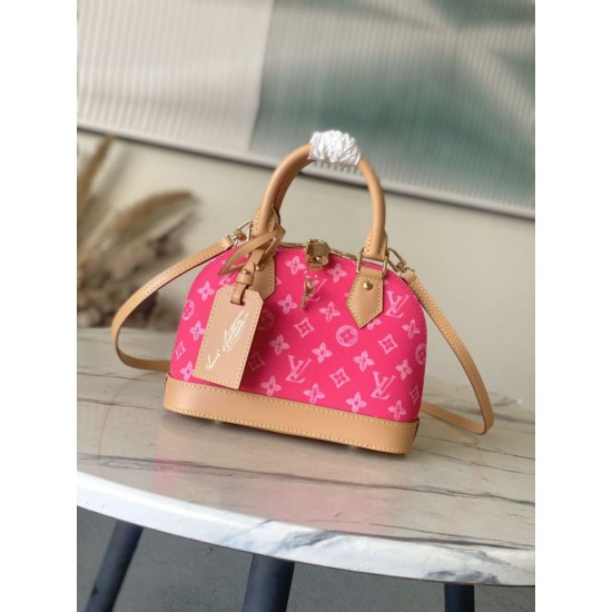 Falso superiore Borsa Louis Vuitton Alma BB M28272 Monogram Origine Courrier Imitazioni Outlet