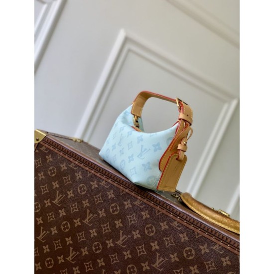 Falso superiore Borsa Louis Vuitton Pochette Hills blu Imitazioni Outlet