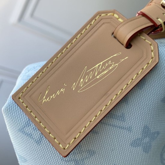 Falso superiore Borsa Louis Vuitton Pochette Hills blu Imitazioni Outlet