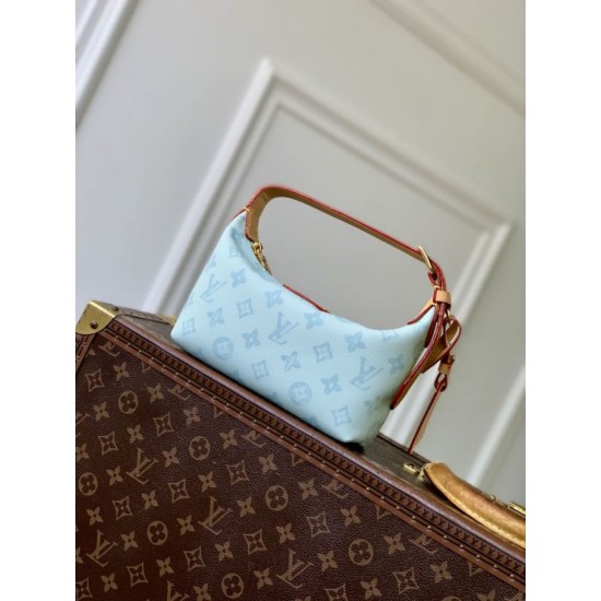 Falso superiore Borsa Louis Vuitton Pochette Hills blu Imitazioni Outlet