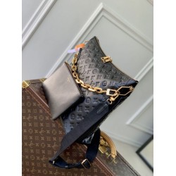 Falso superiore Borsa Louis Vuitton M12068 Coussin Hobo MM nera Imitazioni Outlet