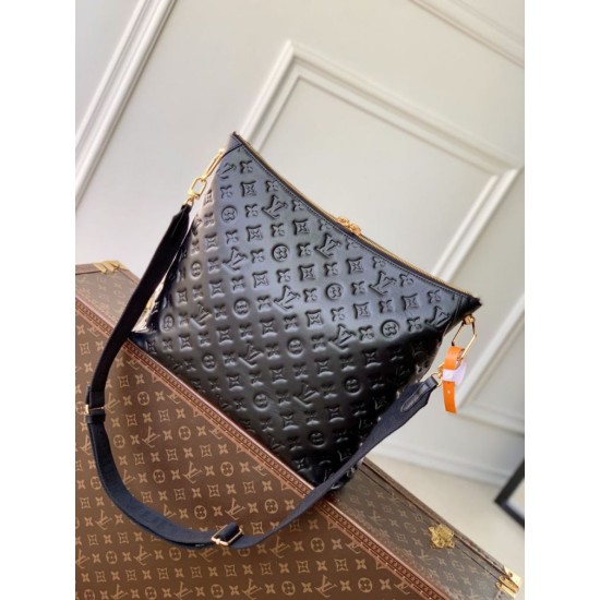 Falso superiore Borsa Louis Vuitton M12068 Coussin Hobo MM nera Imitazioni Outlet