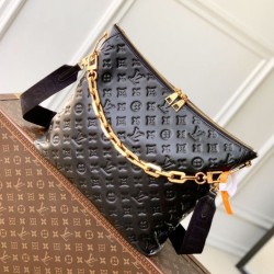 Falso superiore Borsa Louis Vuitton M12068 Coussin Hobo MM nera Imitazioni Outlet