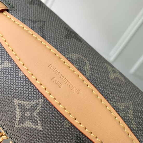 Falso superiore Borsa a tracolla Louis Vuitton M26933 Rush Bumbag Uomo verde Imitazioni Outlet