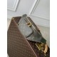 Falso superiore Borsa a tracolla Louis Vuitton M26933 Rush Bumbag Uomo verde Imitazioni Outlet