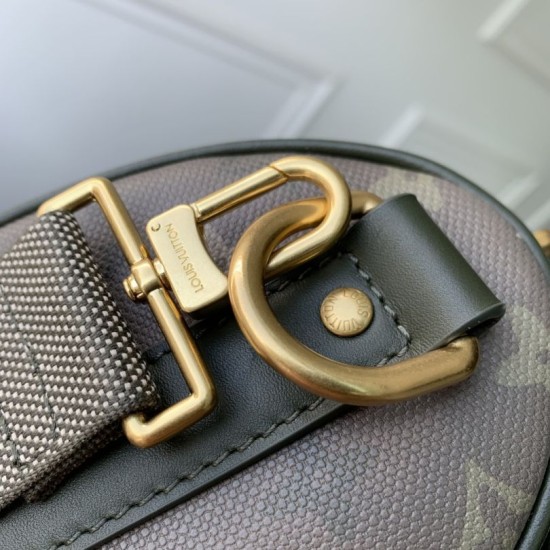 Falso superiore Borsa Louis Vuitton Keepall Bandoulière 25 M26930 uomo verde Imitazioni Outlet