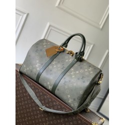 Falso superiore Borsa da viaggio Louis Vuitton Keepall Bandoulière 50 M26959 verde Imitazioni Outlet