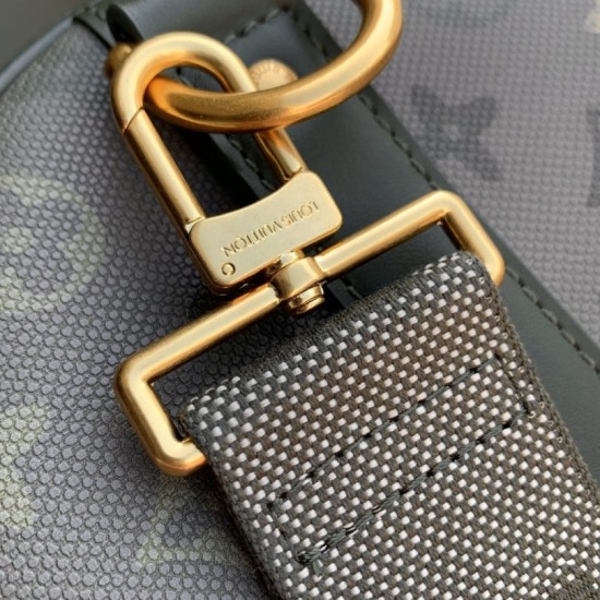 Falso superiore Borsa da viaggio Louis Vuitton Keepall Bandoulière 50 M26959 verde Imitazioni Outlet