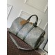 Falso superiore Borsa da viaggio Louis Vuitton Keepall Bandoulière 50 M26959 verde Imitazioni Outlet