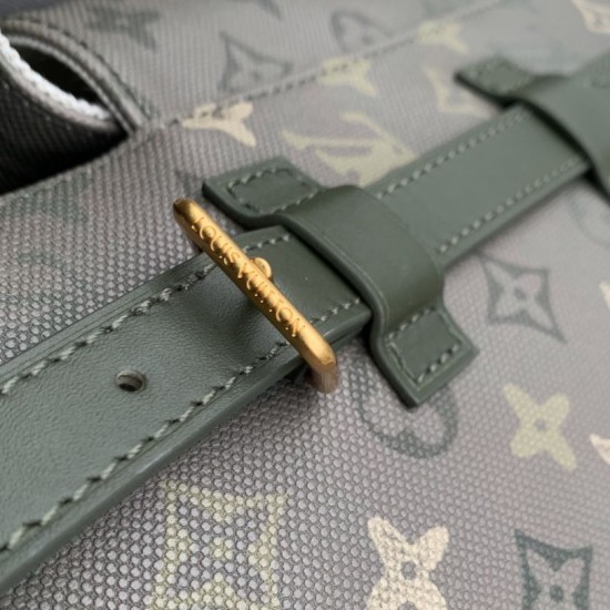 Falso superiore Zaino Louis Vuitton Christopher MM da uomo M27080 Verde Imitazioni Outlet