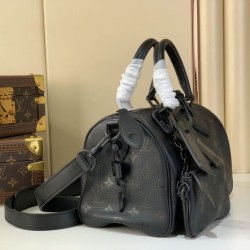 Falso superiore Borsa Louis Vuitton Speedy P9 Bandoulière 25 nera Imitazioni Outlet