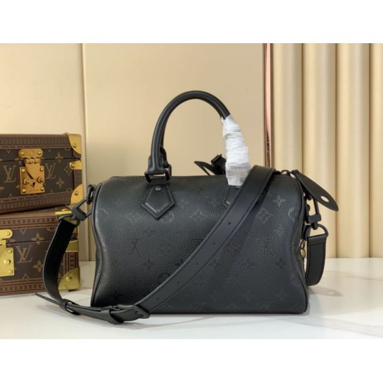 Falso superiore Borsa Louis Vuitton Speedy P9 Bandoulière 25 nera Imitazioni Outlet