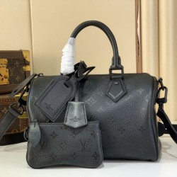 Falso superiore Borsa Louis Vuitton Speedy P9 Bandoulière 25 nera Imitazioni Outlet