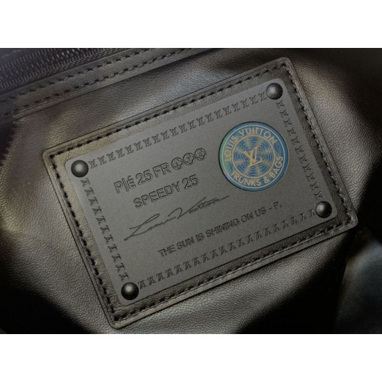 Falso superiore Borsa Louis Vuitton Speedy P9 Bandoulière 25 nera Imitazioni Outlet