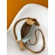 Falso superiore Borsa a mano Louis Vuitton Side Trunk MM  M27891 Azzurra Imitazioni Outlet