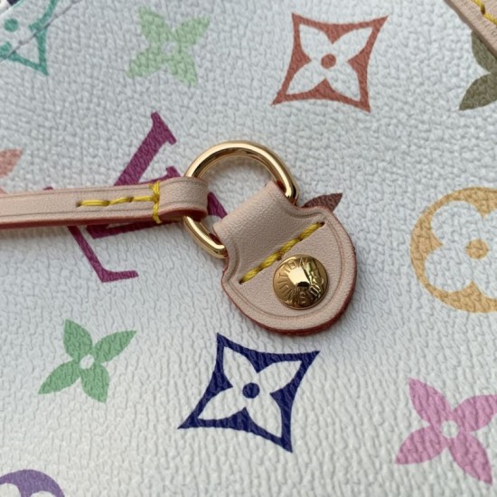 Falso superiore Borsa tote Louis Vuitton x Takashi Murakami Neverfull MM Imitazioni Outlet