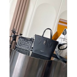 Falso superiore Louis Vuitton Neverfull Bandoulière Inside Out BB M15210 Nero Imitazioni Outlet