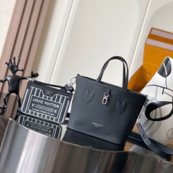 Falso superiore Louis Vuitton Neverfull Bandoulière Inside Out BB M15210 Nero Imitazioni Outlet