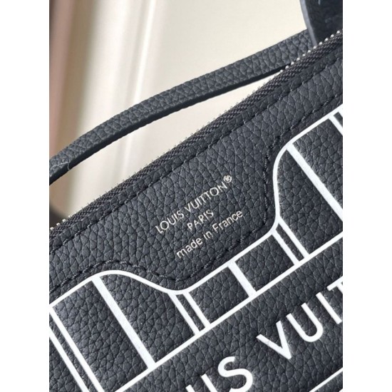 Falso superiore Louis Vuitton Neverfull Bandoulière Inside Out BB M15210 Nero Imitazioni Outlet