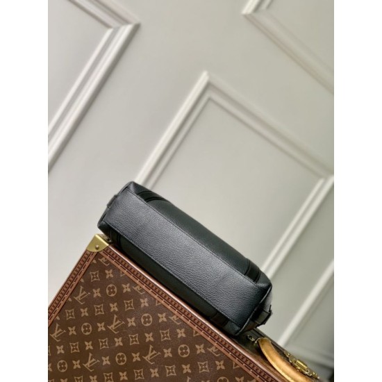 Falso superiore Borsa a mano Louis Vuitton LV Biker MM M14514 nera Imitazioni Outlet