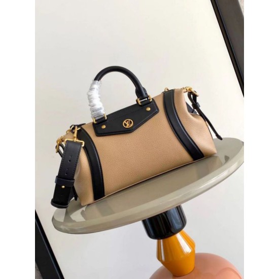 Falso superiore Borsa a mano Louis Vuitton LV Biker MM M25557 Azzurra Imitazioni Outlet