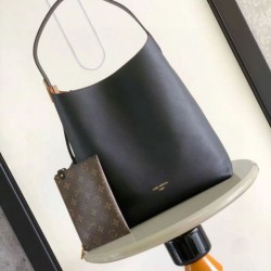 Falso superiore Borsa Louis Vuitton Low Key Hobo MM M24856 m24974 nera Imitazioni Outlet