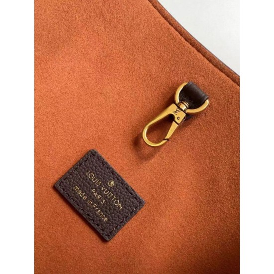 Falso superiore Borsa Louis Vuitton Low Key Hobo MM M24856 m24974 Marrone Imitazioni Outlet
