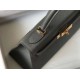 Falso superiore Borsa Sellier Kelly 25 Hermes Epsom Grigio scuro Imitazioni Outlet