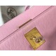 Falso superiore Borsa Hermes Kelly 28cm Epsom Rosa GHW Imitazioni Outlet