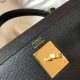 Premium Replica Borse Hermes Kelly 28cm Epsom Nero GHW False Online Falso superiore Borse Hermes Kelly 28cm Epsom Nero GHW Imitazioni Outlet
