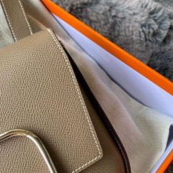 Migliore Replica Mini borsa Hermès Della Cavalleria II talpa Epsom Imitazioni Outlet