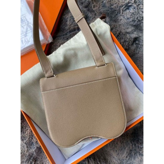 Migliore Replica Mini borsa Hermès Della Cavalleria II talpa Epsom Imitazioni Outlet