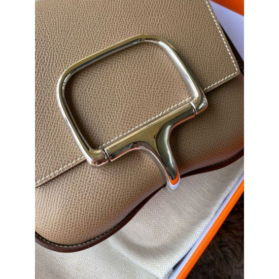 Migliore Replica Mini borsa Hermès Della Cavalleria II talpa Epsom Imitazioni Outlet