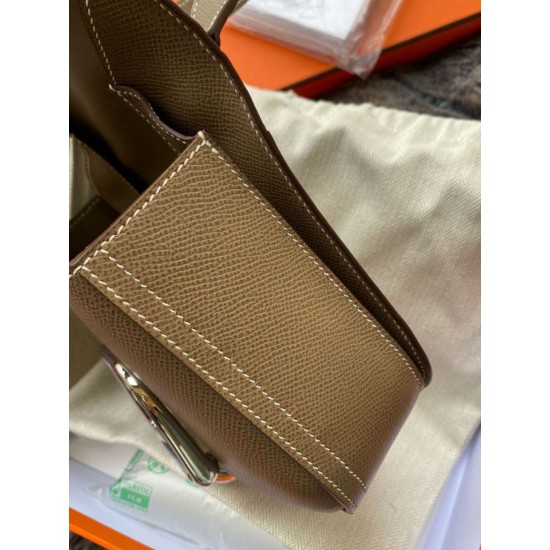 Migliore Replica Mini borsa Hermès Della Cavalleria II talpa Epsom Imitazioni Outlet