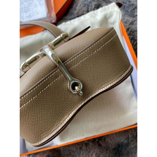 Migliore Replica Mini borsa Hermès Della Cavalleria II talpa Epsom Imitazioni Outlet