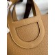 Migliore Replica Borsa tote Hermes In The Loop 18 fatta a mano marrone Clemence Imitazioni Outlet
