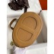 Migliore Replica Borsa tote Hermes In The Loop 18 fatta a mano marrone Clemence Imitazioni Outlet