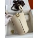 Migliore Replica Borsa tote Hermes In The Loop 18 fatta a mano beige clemence Imitazioni Outlet