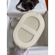 Migliore Replica Borsa tote Hermes In The Loop 18 fatta a mano beige clemence Imitazioni Outlet