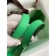 Migliore Replica Borsa tote Hermes In The Loop 18 fatta a mano verde clemence Imitazioni Outlet