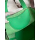Migliore Replica Borsa tote Hermes In The Loop 18 fatta a mano verde clemence Imitazioni Outlet