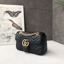 Replica GG Marmont Mini Borsa 446744 Nero