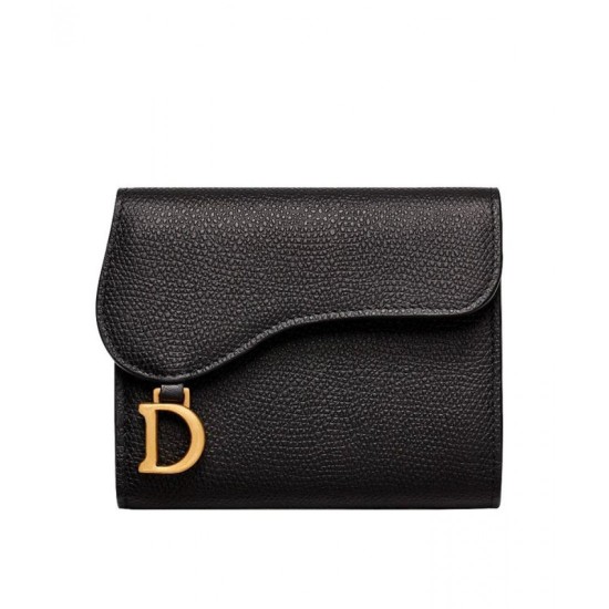 Replica Portafoglio Christian Dior Saddle Nero