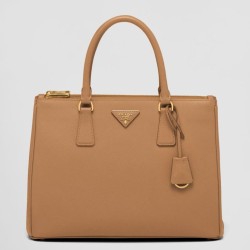 Migliore Repliche Borsa grande Prada Galleria Saffiano marrone Economiche Outlet Online