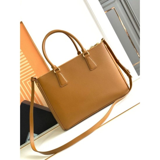 Migliore Repliche Borsa grande Prada Galleria Saffiano marrone Economiche Outlet Online