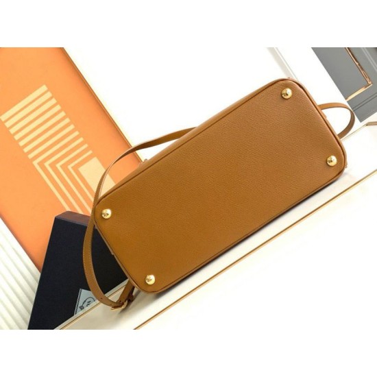 Migliore Repliche Borsa grande Prada Galleria Saffiano marrone Economiche Outlet Online