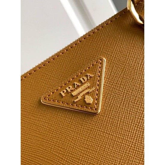 Migliore Repliche Borsa grande Prada Galleria Saffiano marrone Economiche Outlet Online
