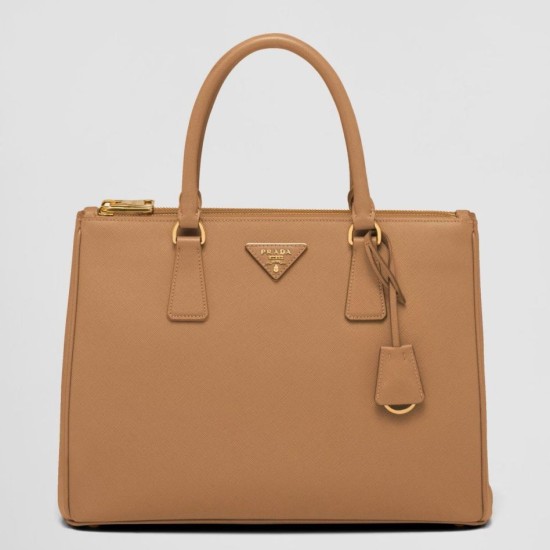 Migliore Repliche Borsa grande Prada Galleria Saffiano marrone Economiche Outlet Online