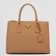 Migliore Repliche Borsa grande Prada Galleria Saffiano marrone Economiche Outlet Online