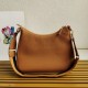 Replica perfetta Borsa a tracolla Prada Granata Marrone Imitazione Outlet Online